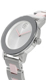 Movado Bold Silver Dial Two Tone Steel Strap Watch for Women - 3600702 Authentic Buy Shop Now