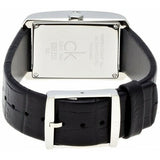 Calvin Klein Window Black Dial Black Leather Strap Watch for Men - K2M23107 Authentic Buy Shop Now