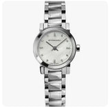 Burberry The City Diamonds Mother of Pearl Dial Silver Steel Strap Watch for Women - BU9224 Authentic Buy Shop Now