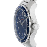Movado Series 800 Blue Dial Silver Steel Strap Watch For Men - 2600137 Authentic Buy Shop Now