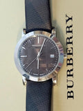 Burberry Smoked Brown Dial Brown Leather Strap Watch for Women - BU1775 Authentic Buy Shop Now
