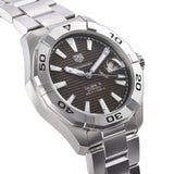 Tag Heuer Aquaracer Calibre 5 Automatic Sunray Brown Dial Silver Steel Strap Watch for Men - WAY2018.BA0927 Authentic Buy Shop Now
