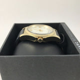 Marc Jacobs Baby Dave Gold Dial Black Leather Strap Watch for Women - MBM1264 Authentic Buy Shop Now