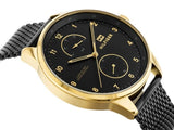 Tommy Hilfiger Chase Quartz Black Dial Black Mesh Bracelet Watch for Men - 1791580 Authentic Buy Shop Now