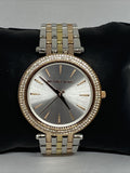Michael Kors Darci Silver Dial Two Tone Stainless Steel Strap Watch for Women - MK3203 Authentic Buy Shop Now