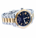 Guess Connoisseur Black Dial Two Tone Steel Strap Watch for Men - GW0265G5 Authentic Buy Shop Now