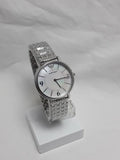 Emporio Armani Kappa Mother of Pearl Dial Silver Steel Watch For Women - AR2507 Authentic Buy Shop Now
