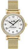 Coach Madison White Dial Gold Mesh Bracelet Watch for Women - 14502652 Authentic Buy Shop Now