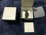 Gucci GG2570 Quartz Black Dial Black Leather Strap Watch For Men - YA142307 Authentic Buy Shop Now