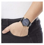 Burberry The City Black Dial Black Leather Strap Watch for Men - BU9906 Authentic Buy Shop Now
