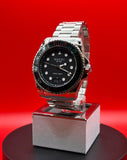 Gucci Dive Analog Black Dial Silver Steel Strap Watch For Men - YA136208 Authentic Buy Shop Now