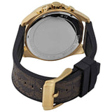 Michael Kors Brecken Chronograph Black Dial Brown Leather Strap Watch For Men - MK8849 Authentic Buy Shop Now