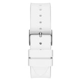 Guess Venus Diamonds White Dial White Rubber Strap Watch for Women - GW0118L3 Authentic Buy Shop Now