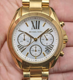 Michael Kors Lexington Quartz Gold Dial Gold Steel Strap Watch For Women - MK6267 Authentic Buy Shop Now