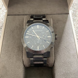 Burberry The City Grey Dial Gunmetal Grey Steel Strap Watch for Men - BU9354 Authentic Buy Shop Now