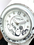 Coach Preston White Dial White Steel Strap Watch for Women - 14503464 Authentic Buy Shop Now