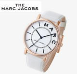 Marc Jacobs Roxy White Dial White Leather Strap Watch for Women - MJ1561 Authentic Buy Shop Now