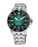 Tissot Seastar 1000 Powermatic 80 Green Dial Silver Steel Strap Watch For Men - T120.407.11.091.01 Authentic Buy Shop Now