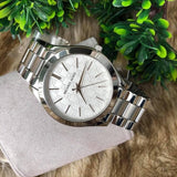Michael Kors Runway Silver Dial Silver Stainless Steel Strap Watch for Women - MK3371 Authentic Buy Shop Now