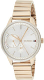 Tommy Hilfiger Brooke Silver Dial Rose Gold Steel Strap Watch for Women - 1782021 Authentic Buy Shop Now