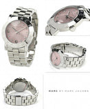 Marc Jacobs Amy Life Pink Dial Silver Steel Strap Watch for Women - MBM3300 Authentic Buy Shop Now