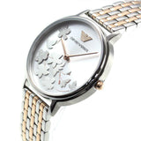 Emporio Armani Silver Sunray Dial Two Tone Steel Strap Watch For Women - AR11113 Authentic Buy Shop Now
