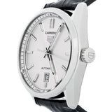 Tag Heuer Carrera Date Silver Dial Black Leather Strap Watch for Men - WBN2111.FC6505 Authentic Buy Shop Now