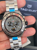 Tag Heuer Formula 1 Chronograph Indy 500 Special Edition Grey Dial Silver Steel Strap Watch for Men - CAZ1016.EB0058 Authentic Buy Shop Now