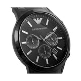 Emporio Armani Classic Chronograph Black Dial Black Stainless Steel Strap Watch For Men - AR2453 Authentic Buy Shop Now