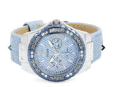 Guess Limelight Quartz Blue Dial Blue Leather Strap Watch For Men - W0775l1 Authentic Buy Shop Now