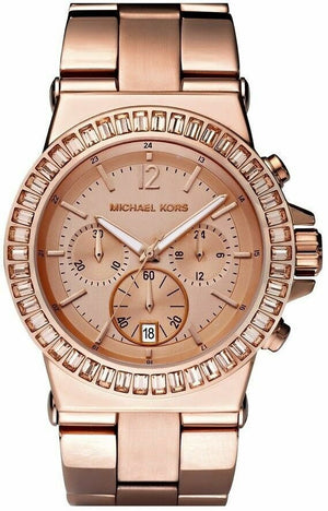 Michael Kors Dylan Rose Gold Dial Rose Gold Steel Strap Watch for Women - MK5412 Authentic Buy Shop Now