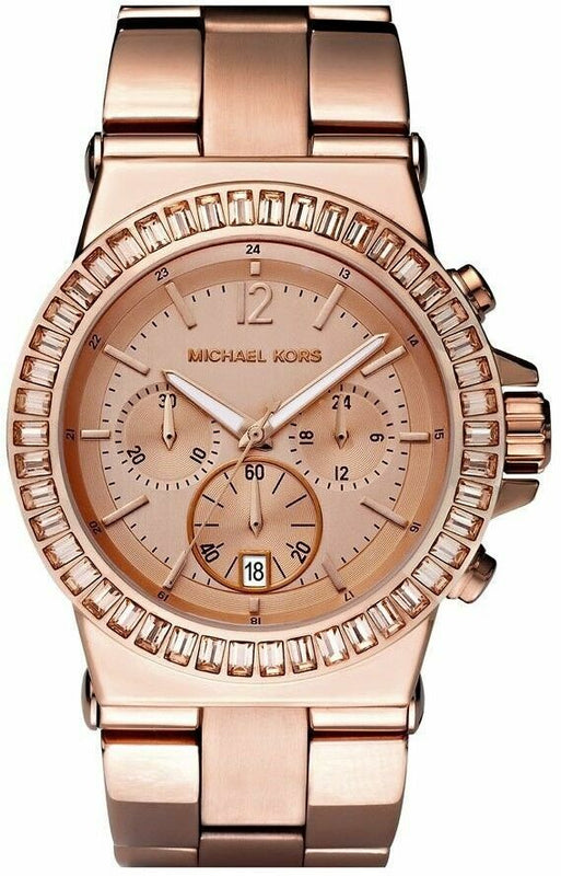 Michael Kors Dylan Rose Gold Dial Rose Gold Steel Strap Watch for Women - MK5412 Authentic Buy Shop Now