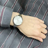 Calvin Klein Lively Silver Dial Silver Steel Strap Watch for Women - K4U23126 Authentic Buy Shop Now