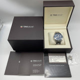 Tag Heuer Aquaracer Calibre 16 43mm Blue Dial Silver Steel Strap Watch for Men - CAY211B.BA0927 Authentic Buy Shop Now