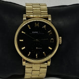 Marc Jacobs Baker Black Dial Gold Steel Strap Watch for Women - MBM3355 Authentic Buy Shop Now