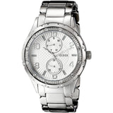 Guess Siren White Dial Silver Steel Strap Watch for Women - W0442L1 Authentic Buy Shop Now