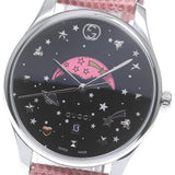 Gucci G-Timeless Moonphase Black Dial Pink Leather Strap Watch For Women - YA1264046 Authentic Buy Shop Now