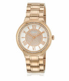 Guess Madison Diamonds White Dial Rose Gold Steel Strap Watch for Women - W0637L3 Authentic Buy Shop Now