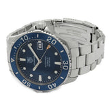 Tag Heuer Aquaracer Caliber 5 Automatic Blue Dial Silver Steel Strap Watch for Men - WAN2111.BA0822 Authentic Buy Shop Now