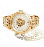 Versace Palazzo Empire White Dial Gold Steel Strap Watch for Men - VERD00318 Authentic Buy Shop Now