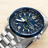 Citizen Promaster Nighthawk Eco Drive Navy Blue Dial Silver Steel Strap Watch For Men - BJ7006-56L Authentic Buy Shop Now