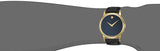 Movado Museum Black Dial Black Leather Strap Watch For Men - 2100005 Authentic Buy Shop Now