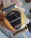 Burberry Utilitarian White Dial Multicolor Leather Strap Watch for Women - BU7851 Authentic Buy Shop Now