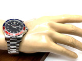 Movado Series 800 Pepsi Black Dial Silver Steel Strap Watch for Men - 2600152 Authentic Buy Shop Now