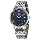 Omega De Ville Prestige Co-Axial Blue Dial Silver Steel Strap Watch for Men - 424.10.40.20.03.002 Authentic Buy Shop Now