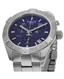 Tissot PR 100 Sport Quartz Chronograph Blue Dial Silver Steel Strap Watch For Men - T101.617.11.041.00 Authentic Buy Shop Now