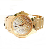 Guess Crush Rose Gold Dial Rose Gold Steel Strap Watch For Women - GW0020L3 Authentic Buy Shop Now