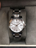 Burberry The City White Dial Silver Steel Strap Watch for Women - BU9100 Authentic Buy Shop Now