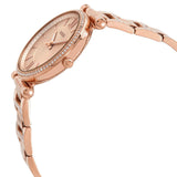 Fossil Carlie Rose Gold Dial Rose Gold Steel Strap Watch for Women - ES4301 Authentic Buy Shop Now