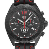 Tag Heuer Formula 1 Manchester United Limited Edition Black Dial Black & Red Rubber Strap Watch for Men - CAZ101J.FT8027 Authentic Buy Shop Now